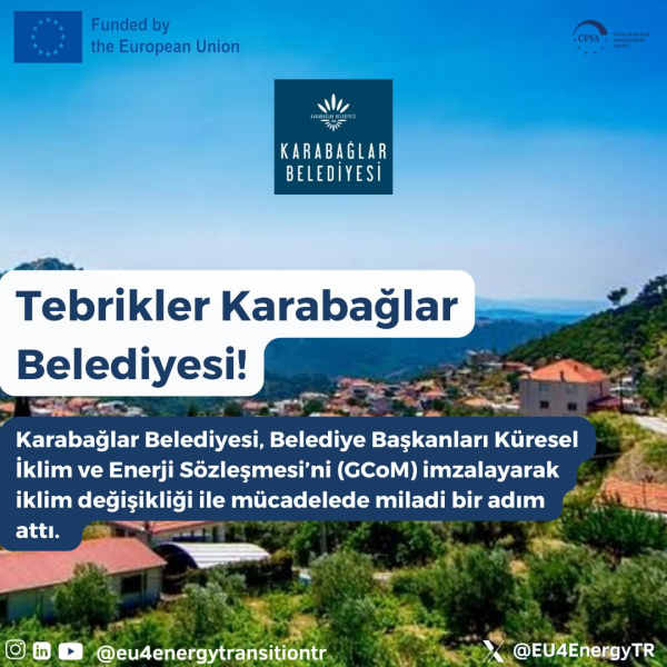 Karabağlar Belediyesi, Belediye Başkanları Küresel İklim ve Enerji Sözleşmesi'ni İmzaladı!